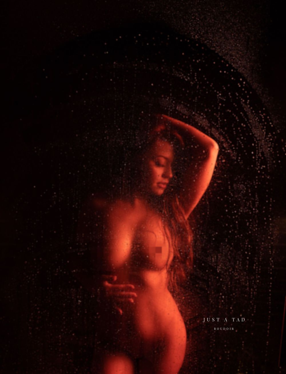 Boudoir shower scene. Greenville SC boudoir photographer Easley, SC boudoir, Upstate boudoir photographer