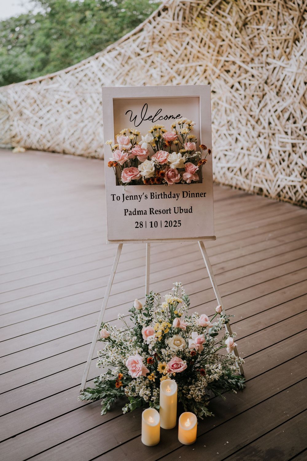 Professional birthday photography service in Bali at Padma Resort Ubud