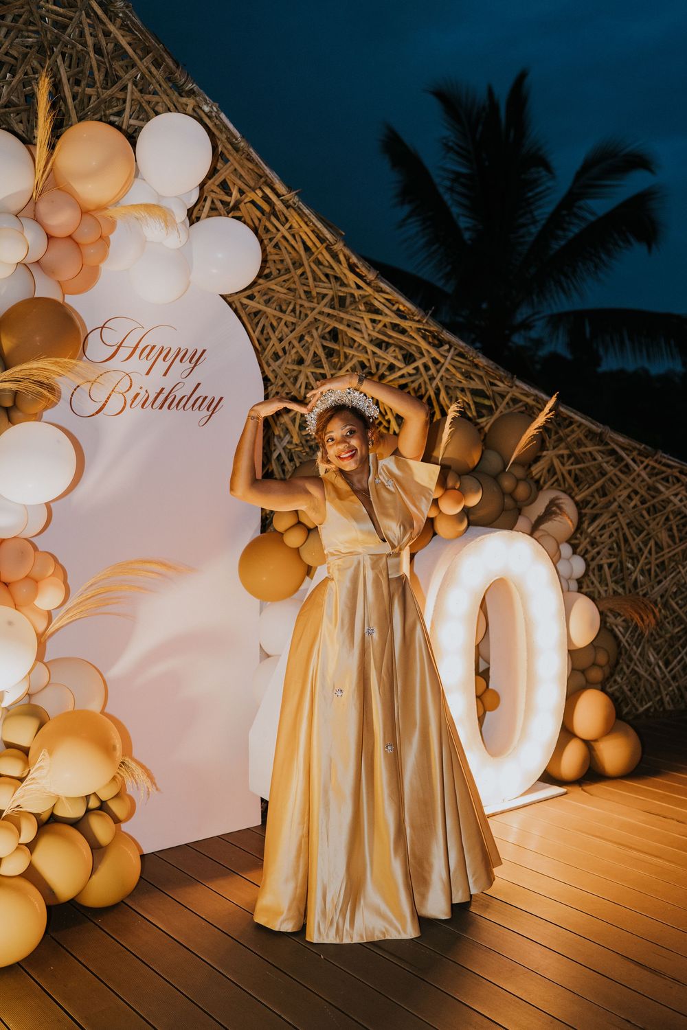 Luxury birthday celebration in Bali at Padma Resort Ubud