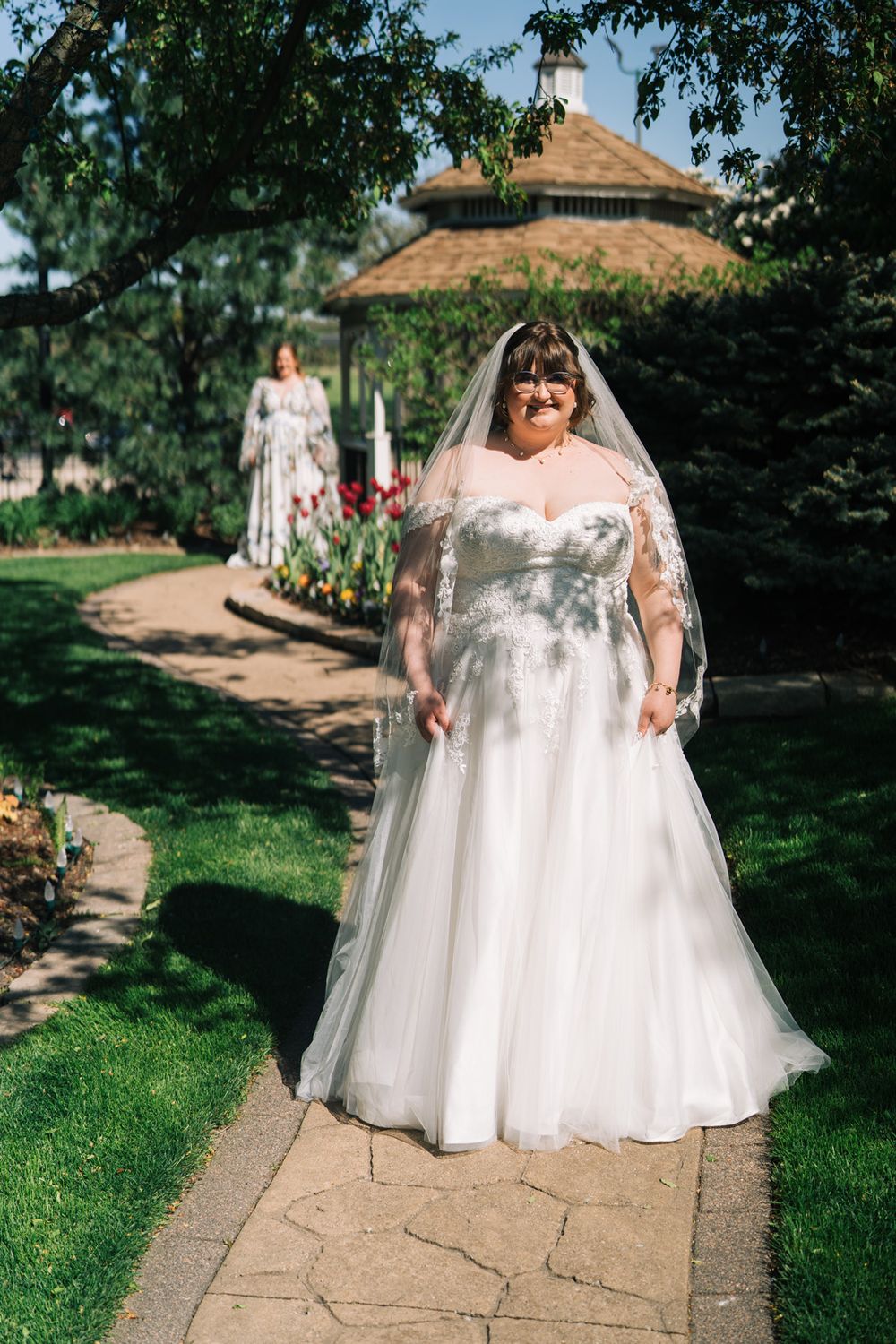 Silver Lake Country Club wedding photos. Copyright Two Birds Photography 2026 Bridal first look