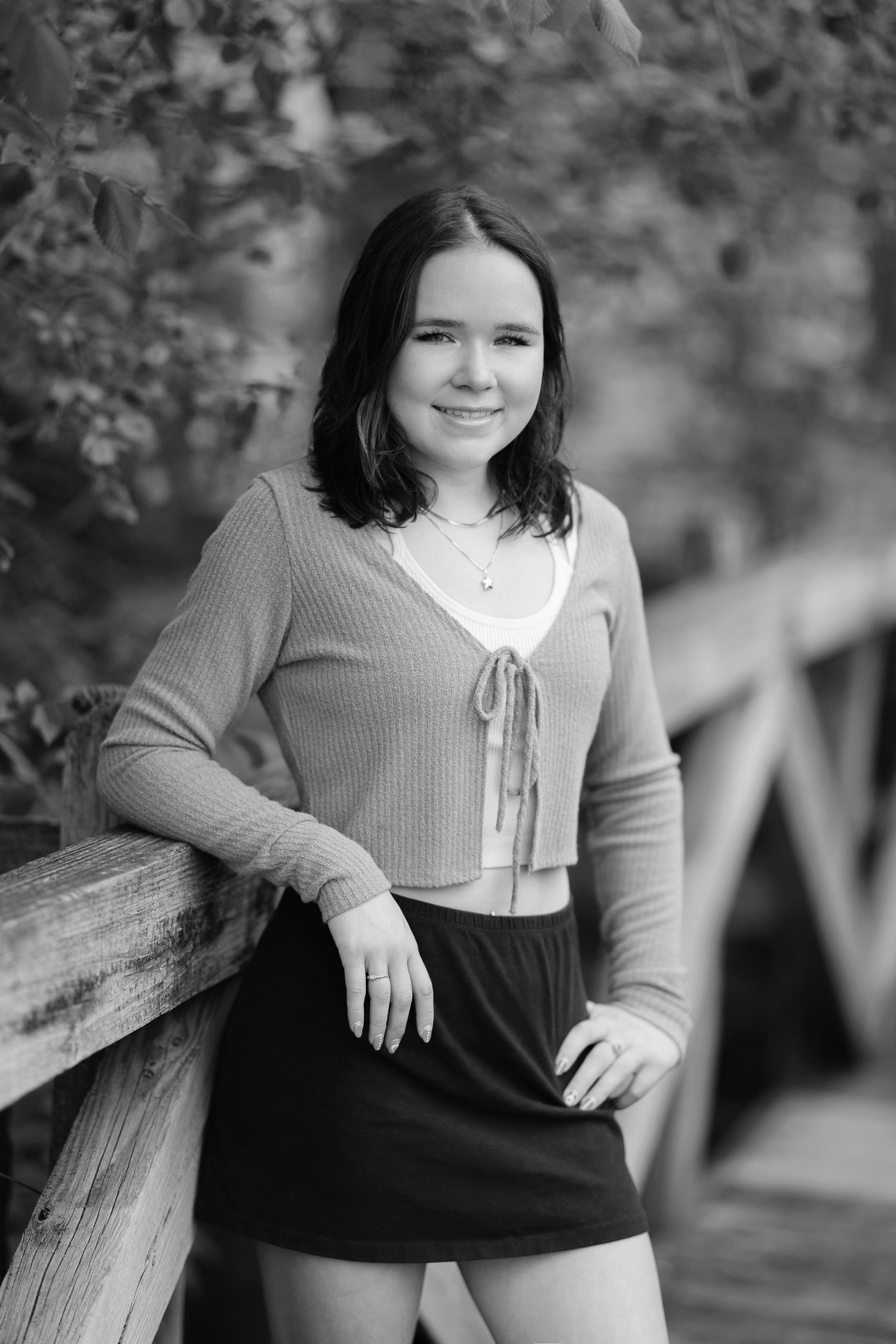 Hudson, Ohio senior portrait in captured by local photographer Tom Forrest.