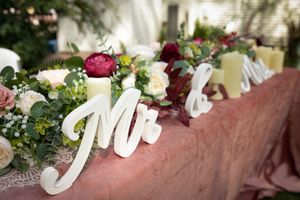 Hidden Gem wedding Meridian Idaho head table decor