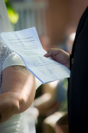 Hidden Gem wedding Meridian Idaho officiant script