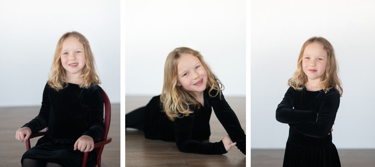 Family of 4 Portrait Session at Kristi Bray Photography Natural Light Studio in Bartlesville Oklahoma