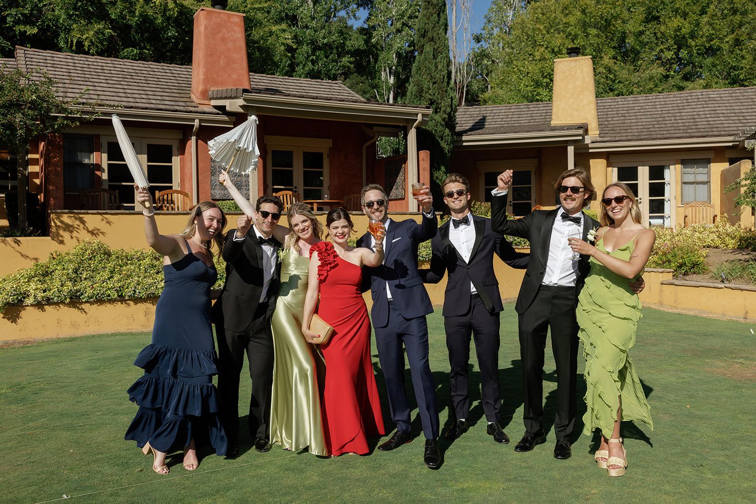 Cocktail hour at Bernardus Lodge in Carmel Valley