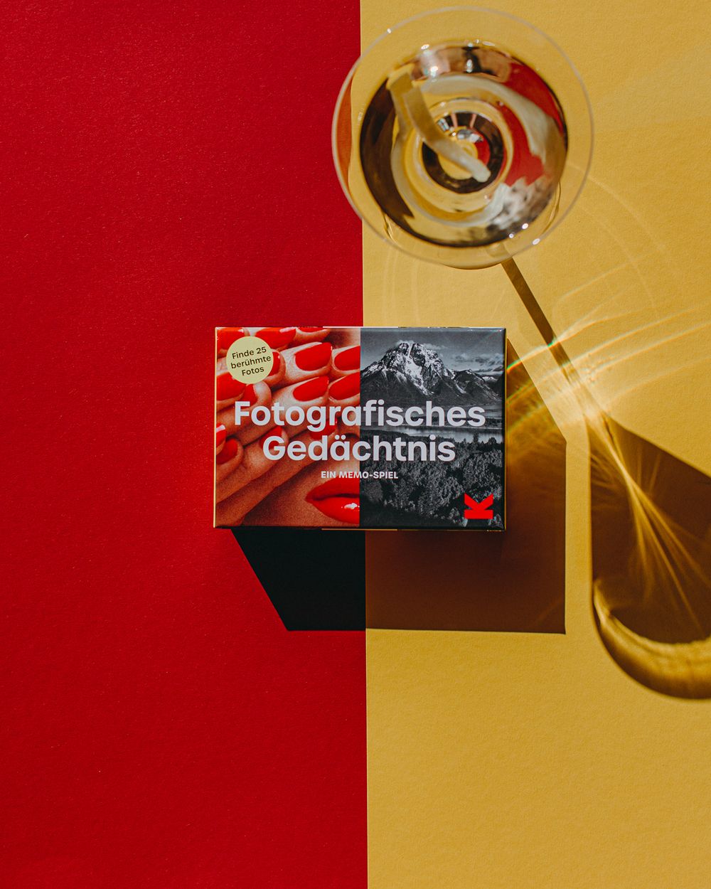 Abstract pattern of red and gold diagonal stripes with circular elements creating a dynamic geometric design.