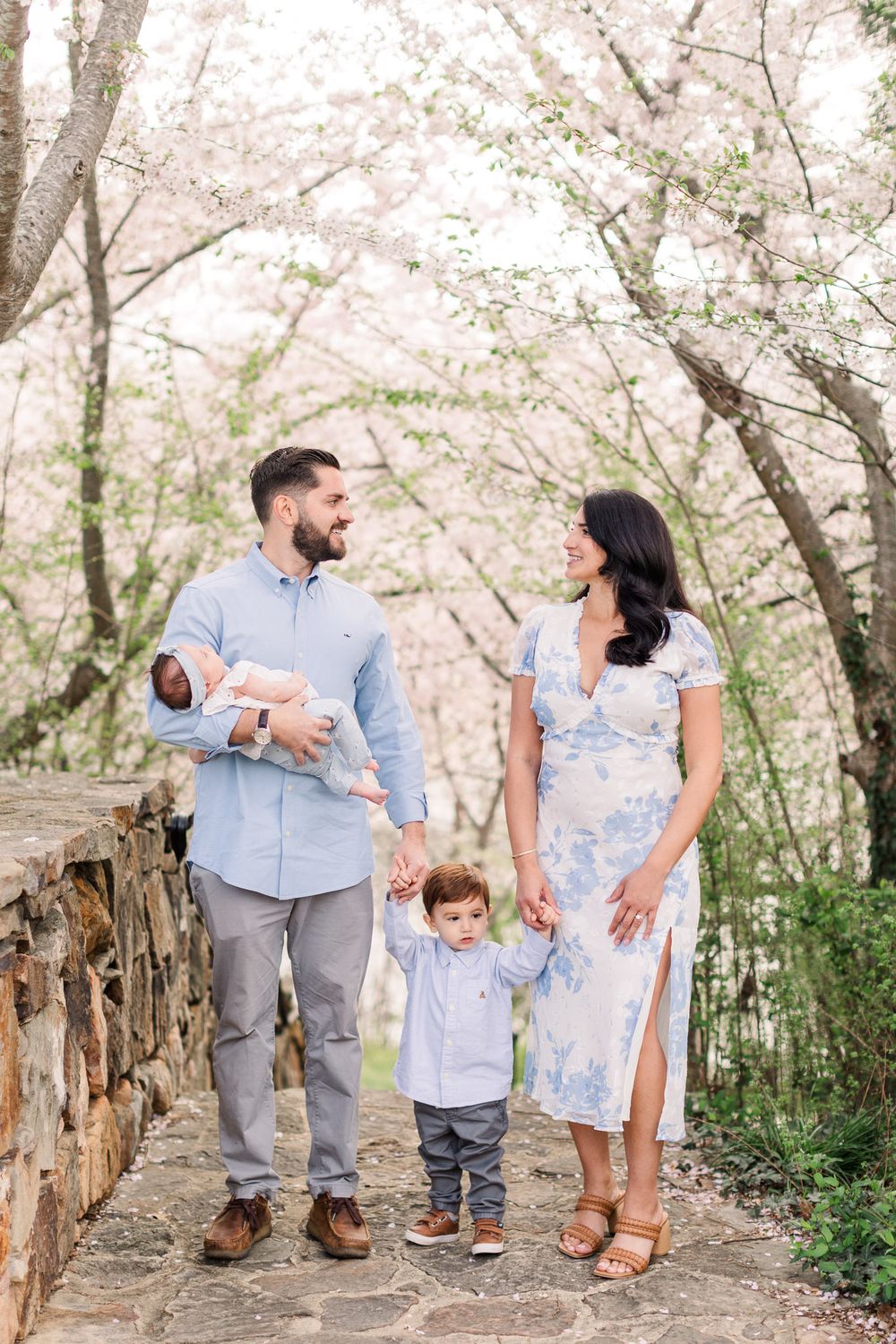Cherry blossom mini sessions in Midlothian Virginia.