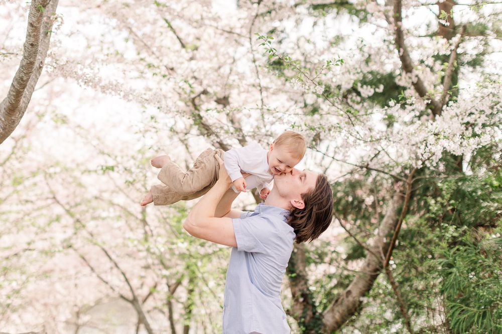 Cherry blossom mini sessions in Richmond Virginia.