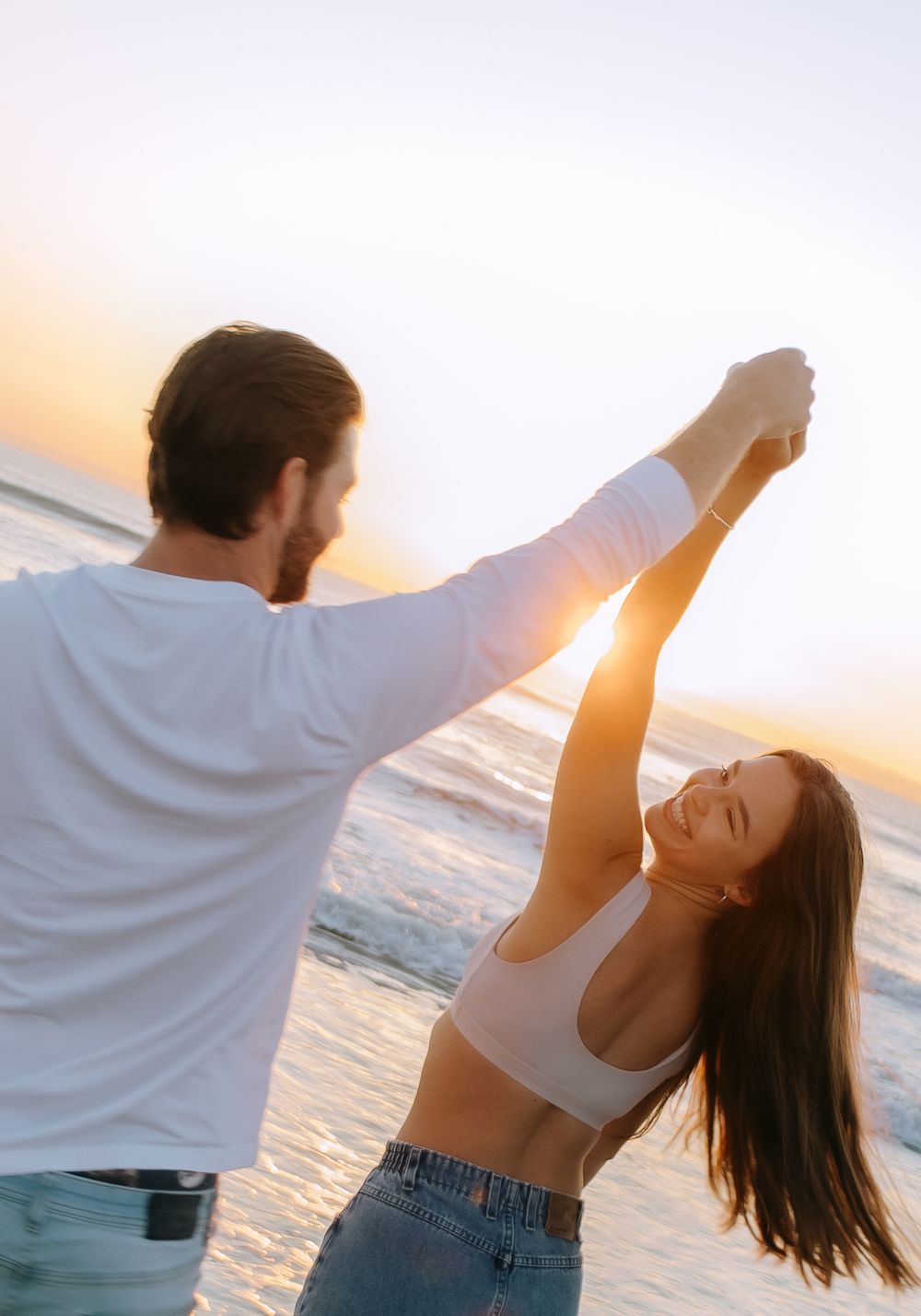 Couples beach photoshoot