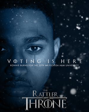 Dramatic blue-tinted promotional image for a voting campaign.