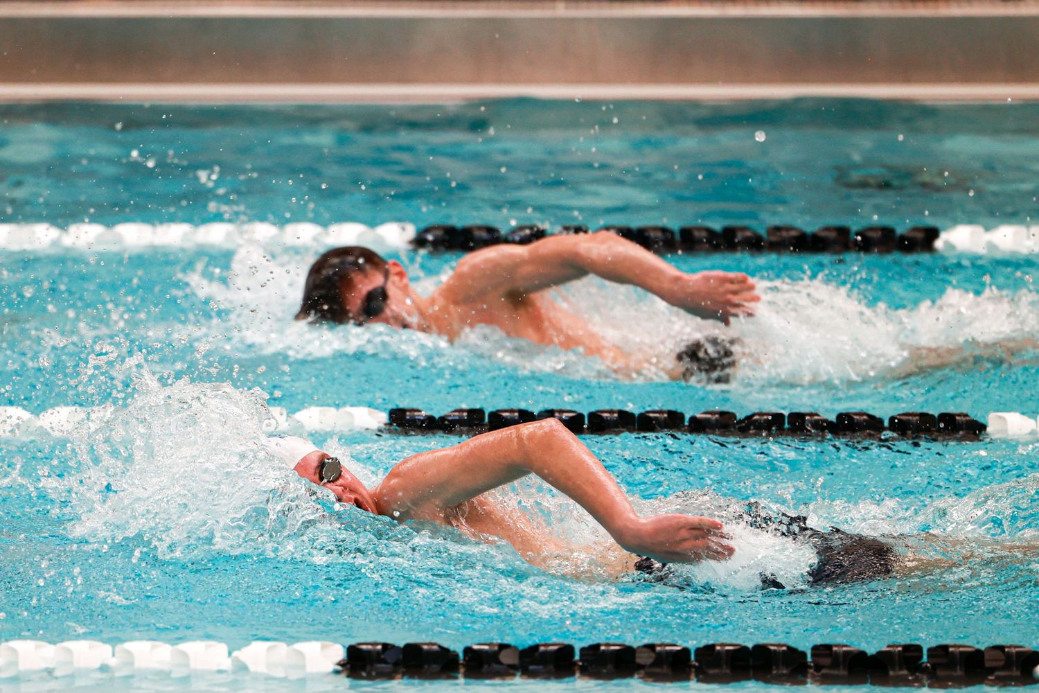 Maine South swimming. Sports photography