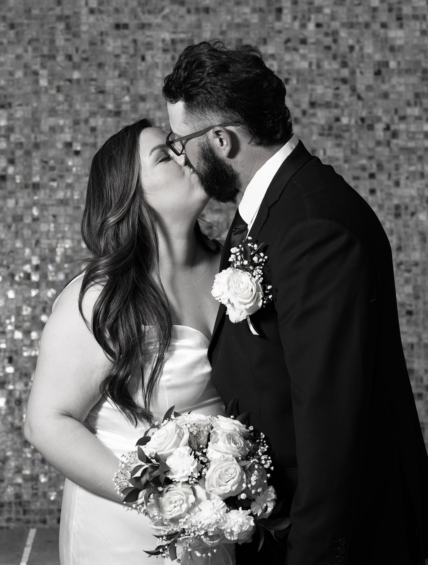 First kiss in the ceremony in logan utah