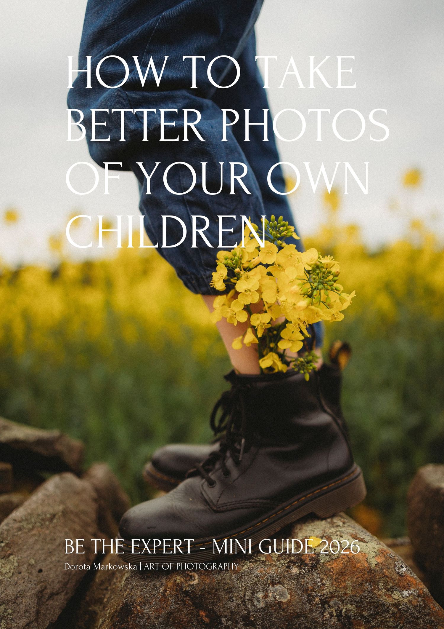 Book cover showing silhouettes of family against sunset sky with photography guide title.