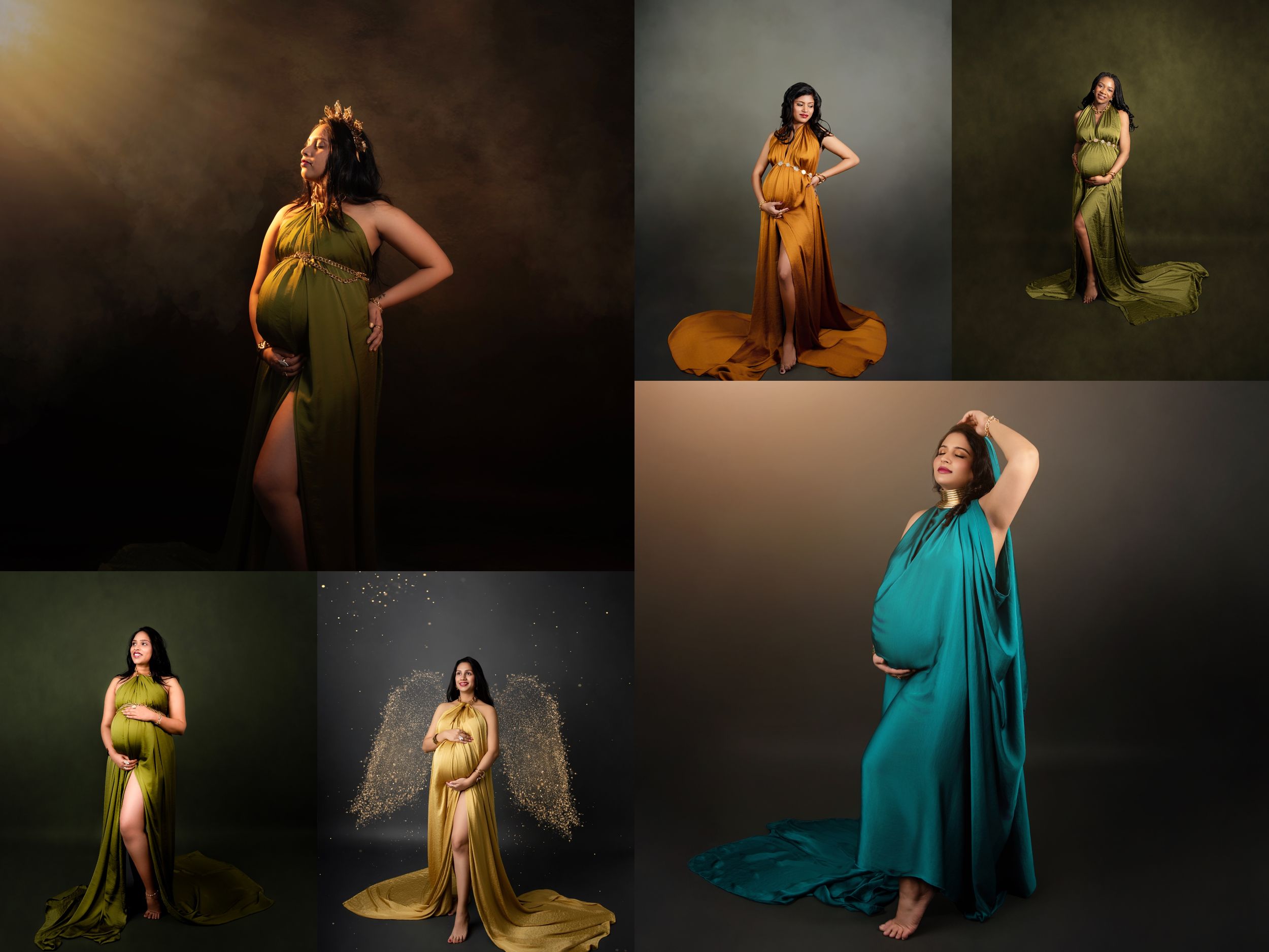 FABRIC MATERNITY POSES