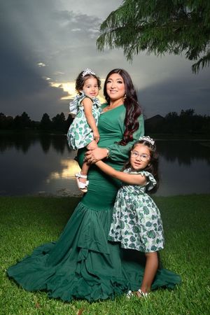 Outdoor maternity session capturing love  before baby arrives promoted to Big sisters maternity photographer in Cypress texas