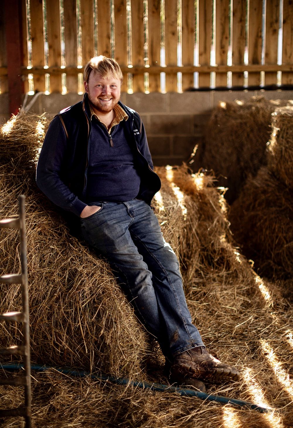 Clarkson's farm star Kaleb Cooper portrait photography