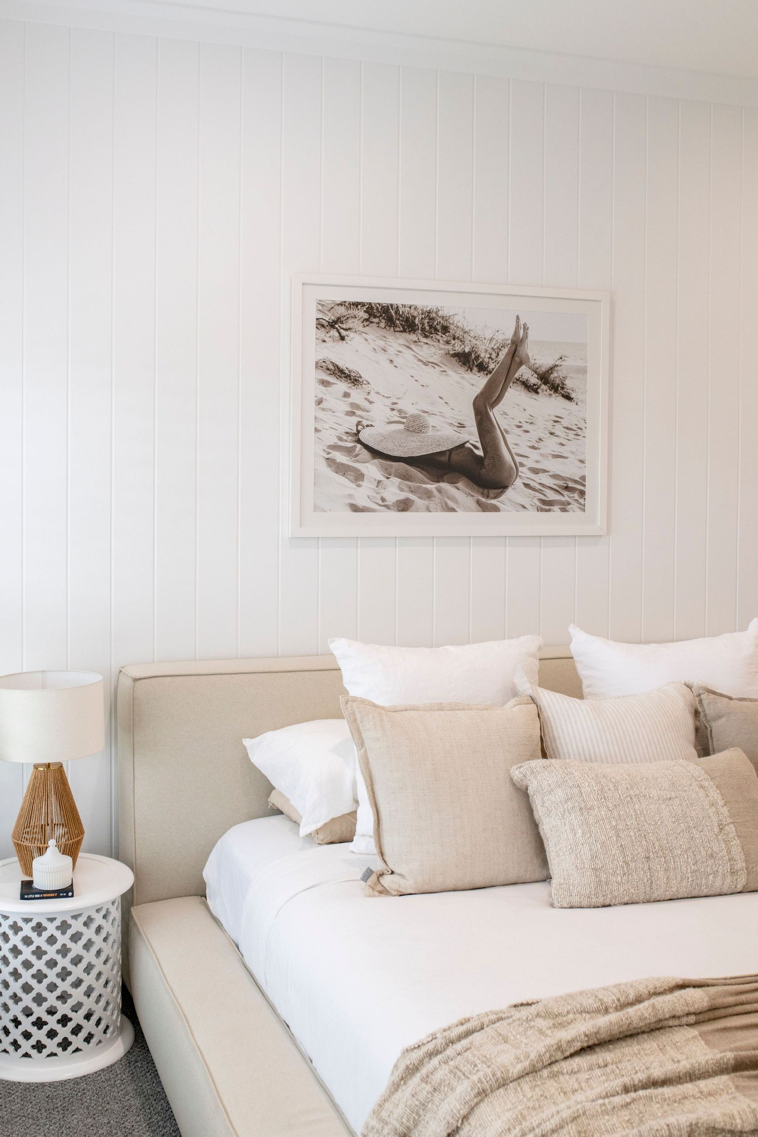 Main bedroom in a DM Buildwell home taking in Port Macquarie