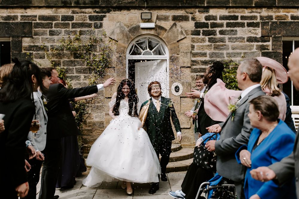 Shotton Grange wedding day, northumberland
