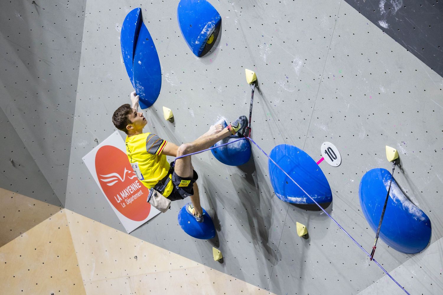 Sport climbing competition - photo by Jan Virt, Official World Climbing photographer
