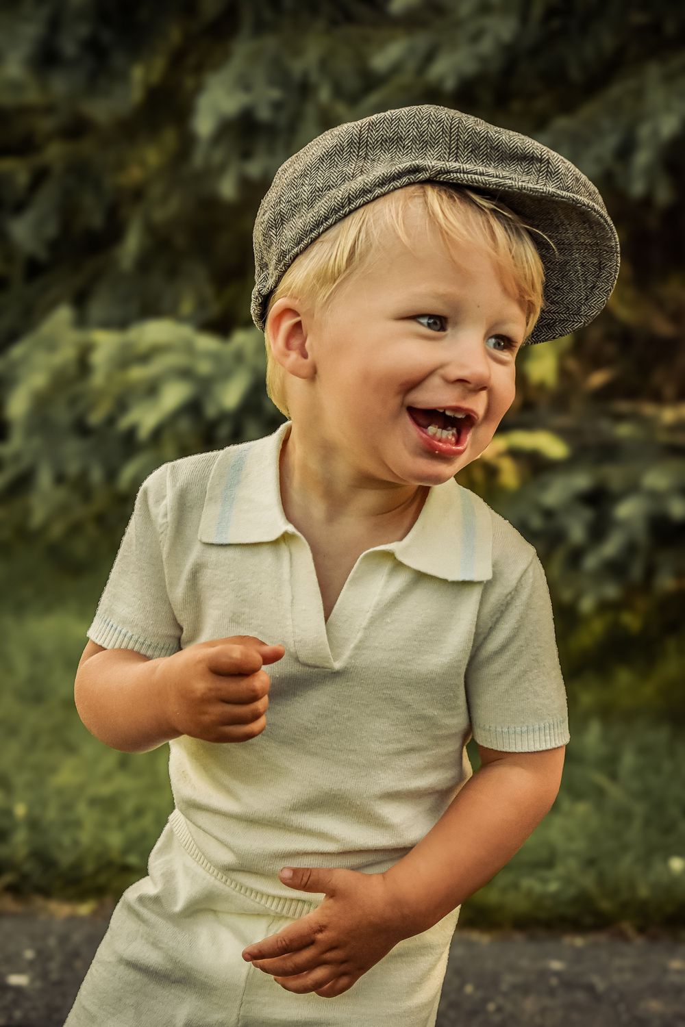 Laughter to always remember.  Blue Onion Photography child photos.