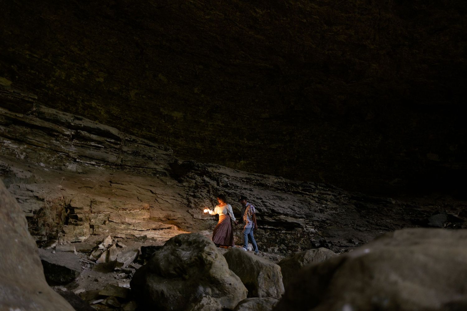 buffalo river engagement photos lost valley Ponca Arkansas