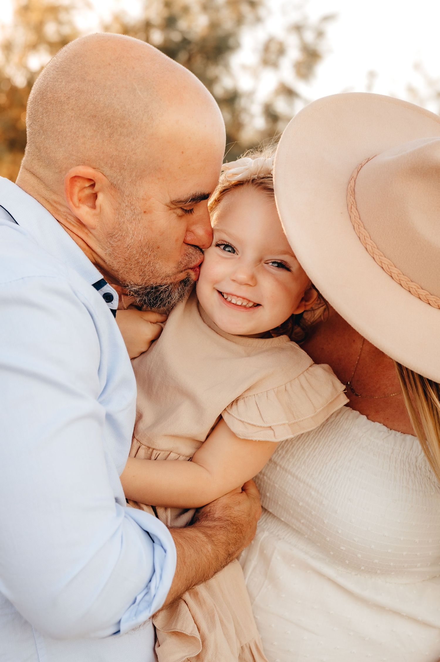Feeling the love with a family beach session at Rainbow Beach, Queensland with Nicole Bailey Photography