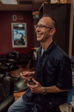 Barbershop Branding Session Toledo ohio The Art of Men's Grooming