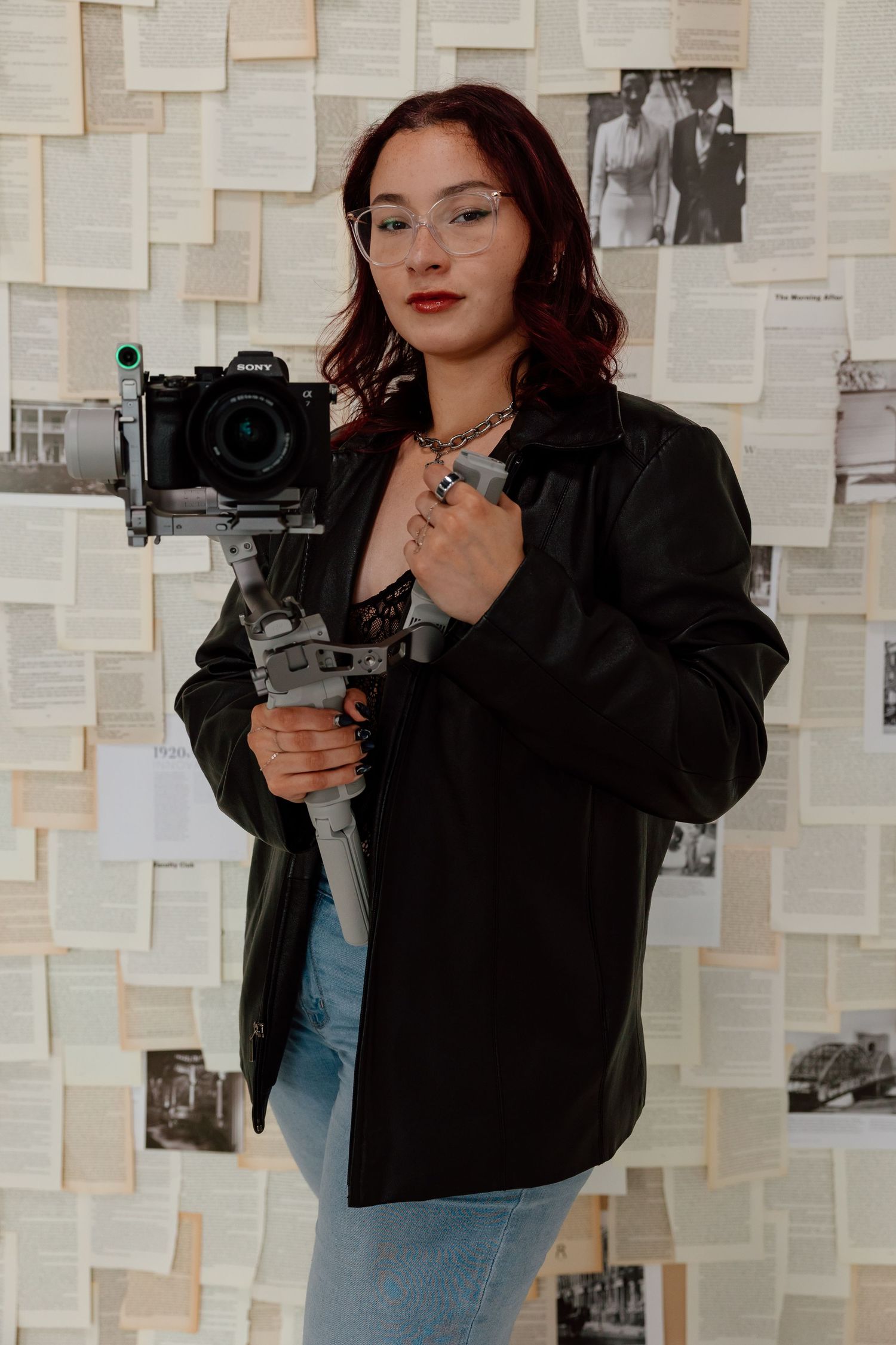 Photo of the face behind the camera