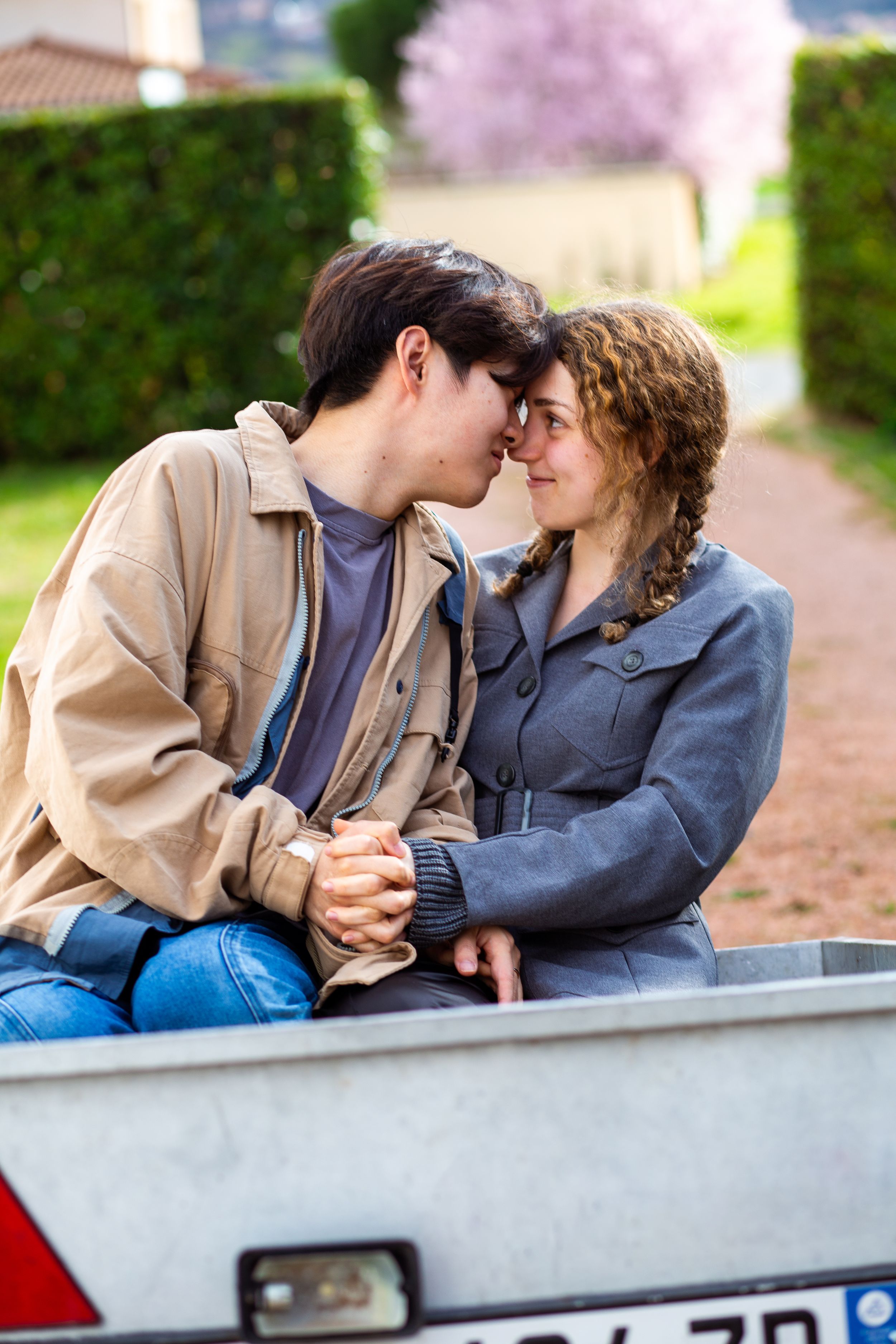 Couple heureux photographie prise sur le vif