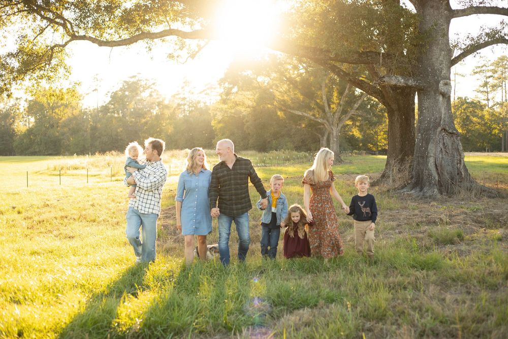 Family portrait photographed in East Baton Rouge Parish by Danielle Denise Photography.