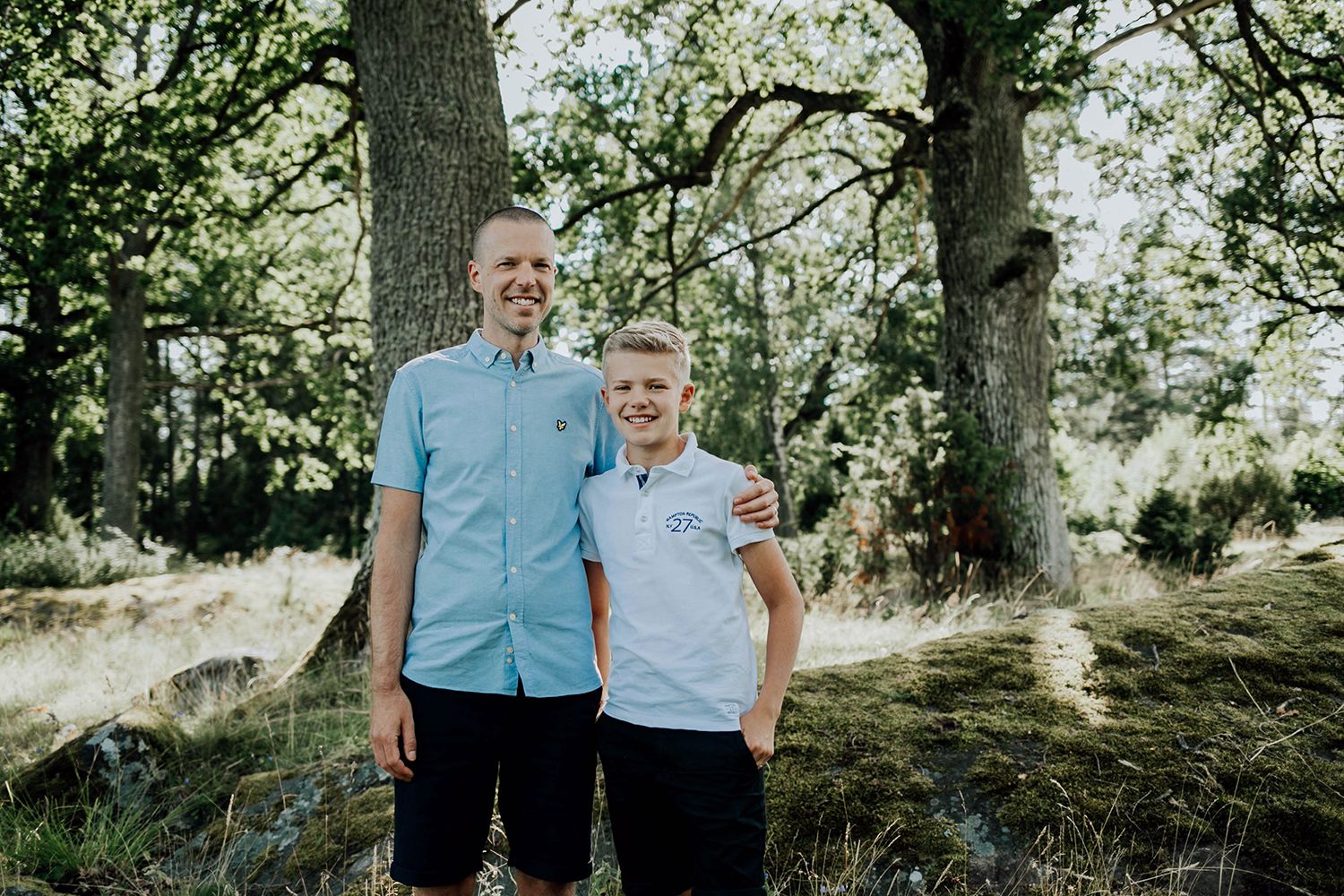 Familjefotografering Norra Finnö Sankt Anna. Fotograf Rebecca Nordin.