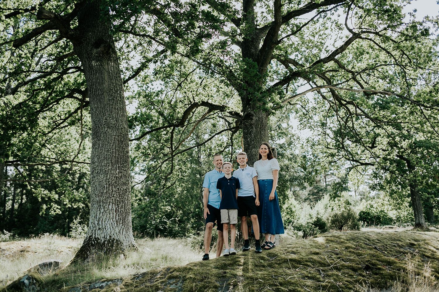 Familjefotografering Norra Finnö Sankt Anna. Fotograf Rebecca Nordin.