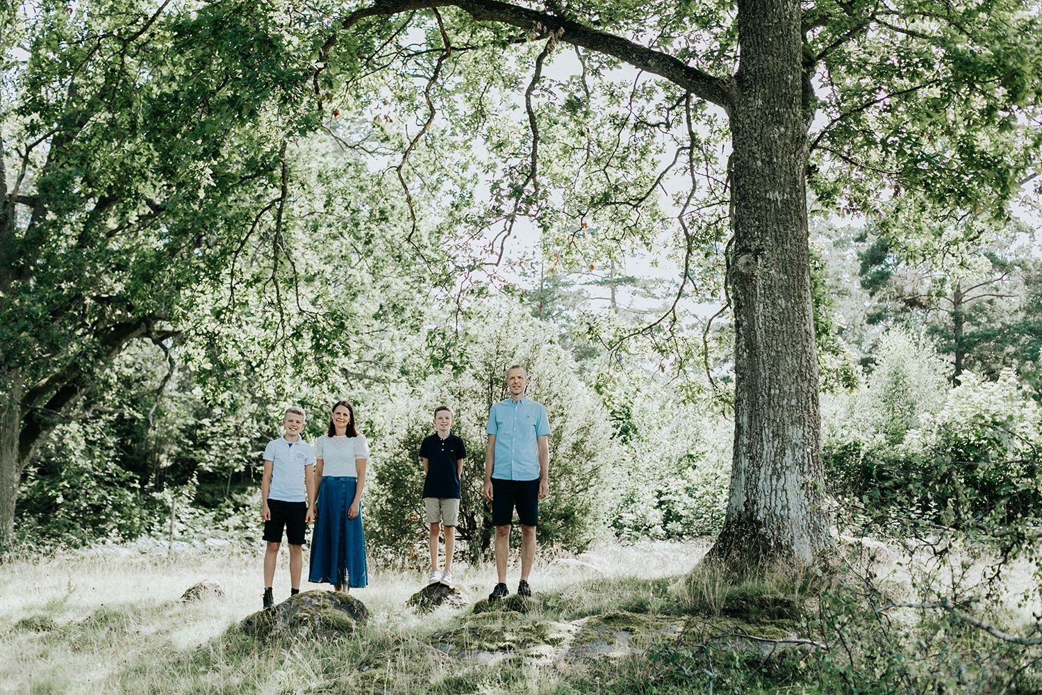 Familjefotografering Norra Finnö Sankt Anna. Fotograf Rebecca Nordin.