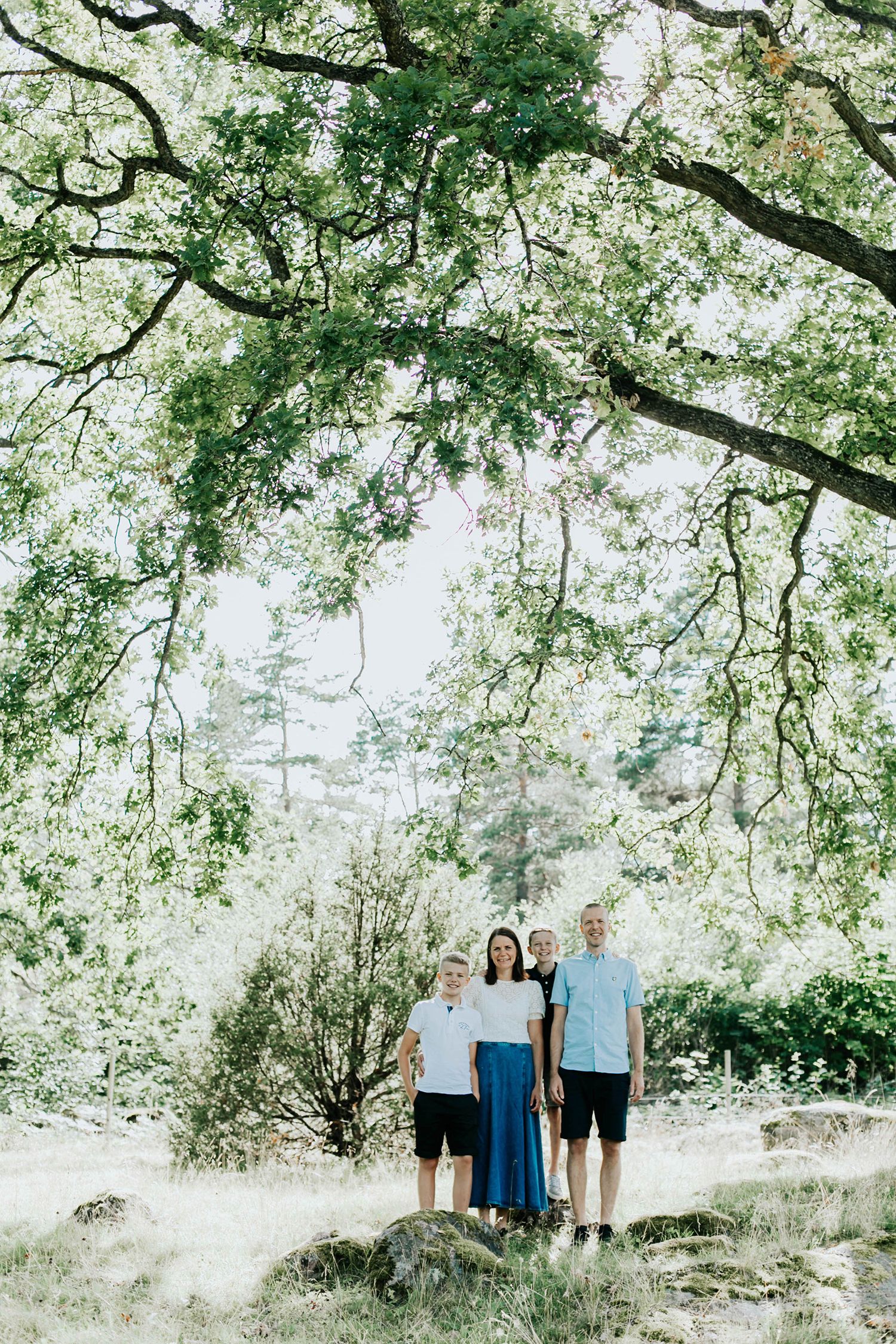 Familjefotografering Norra Finnö Sankt Anna. Fotograf Rebecca Nordin.