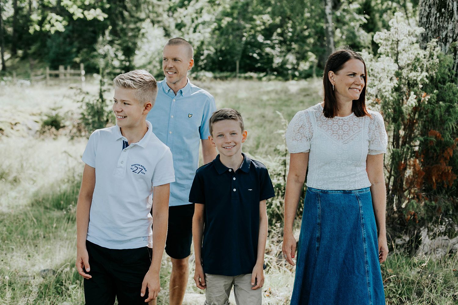 Familjefotografering Norra Finnö Sankt Anna. Fotograf Rebecca Nordin.