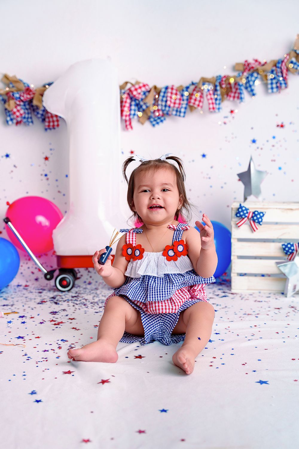 midland tx cake smash photographer photographers midland tx first birthday photo session fourth of july cake smash session midland tx studio