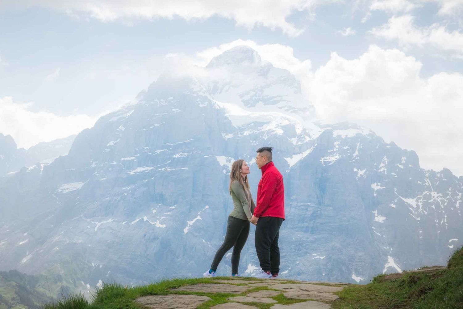 Couples Photo Shoot on Grindelwald First