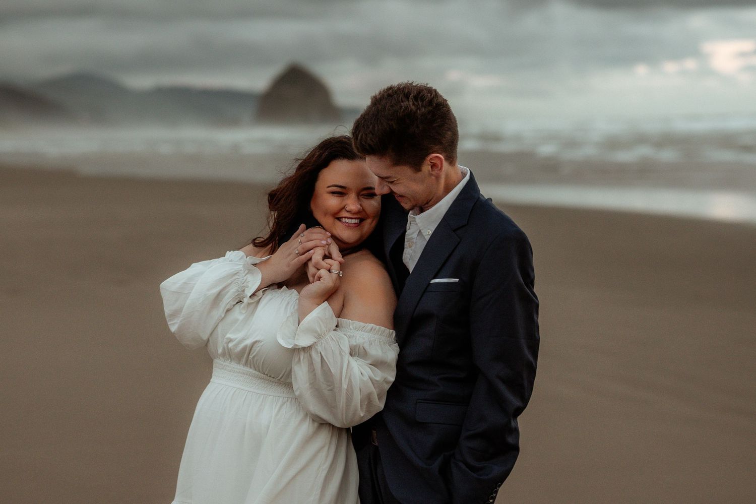 Oregon Coast engagement.