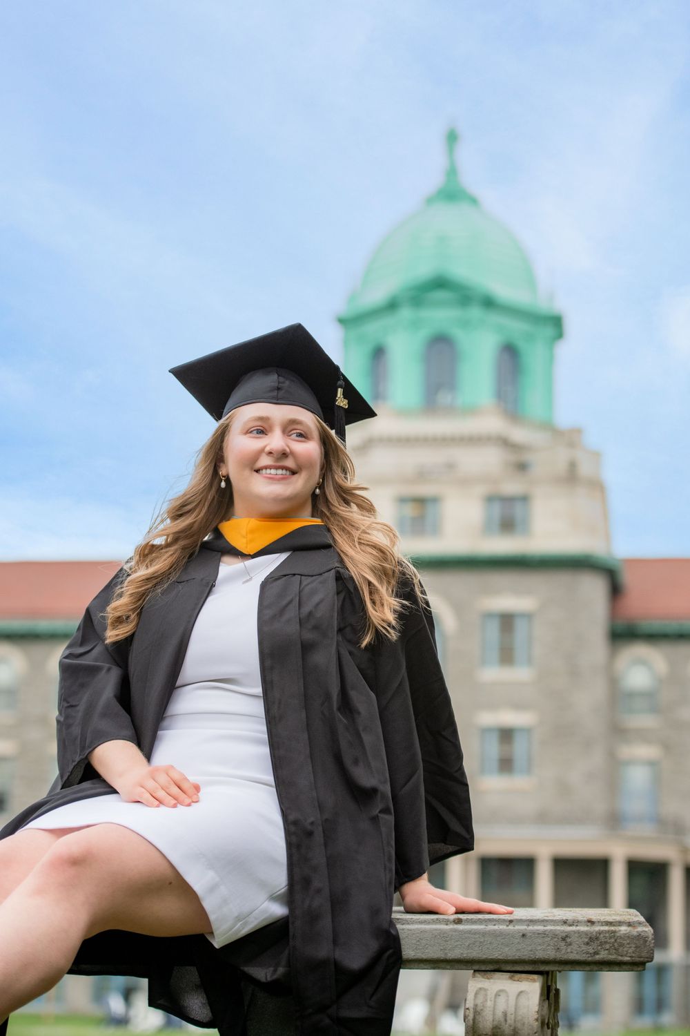 immaculata university graduate portrait