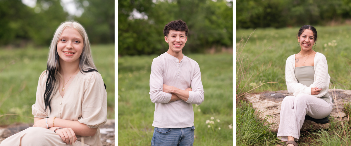 Extended Family Session in spring Field by Bartlesville Family Photographer Kristi Bray
