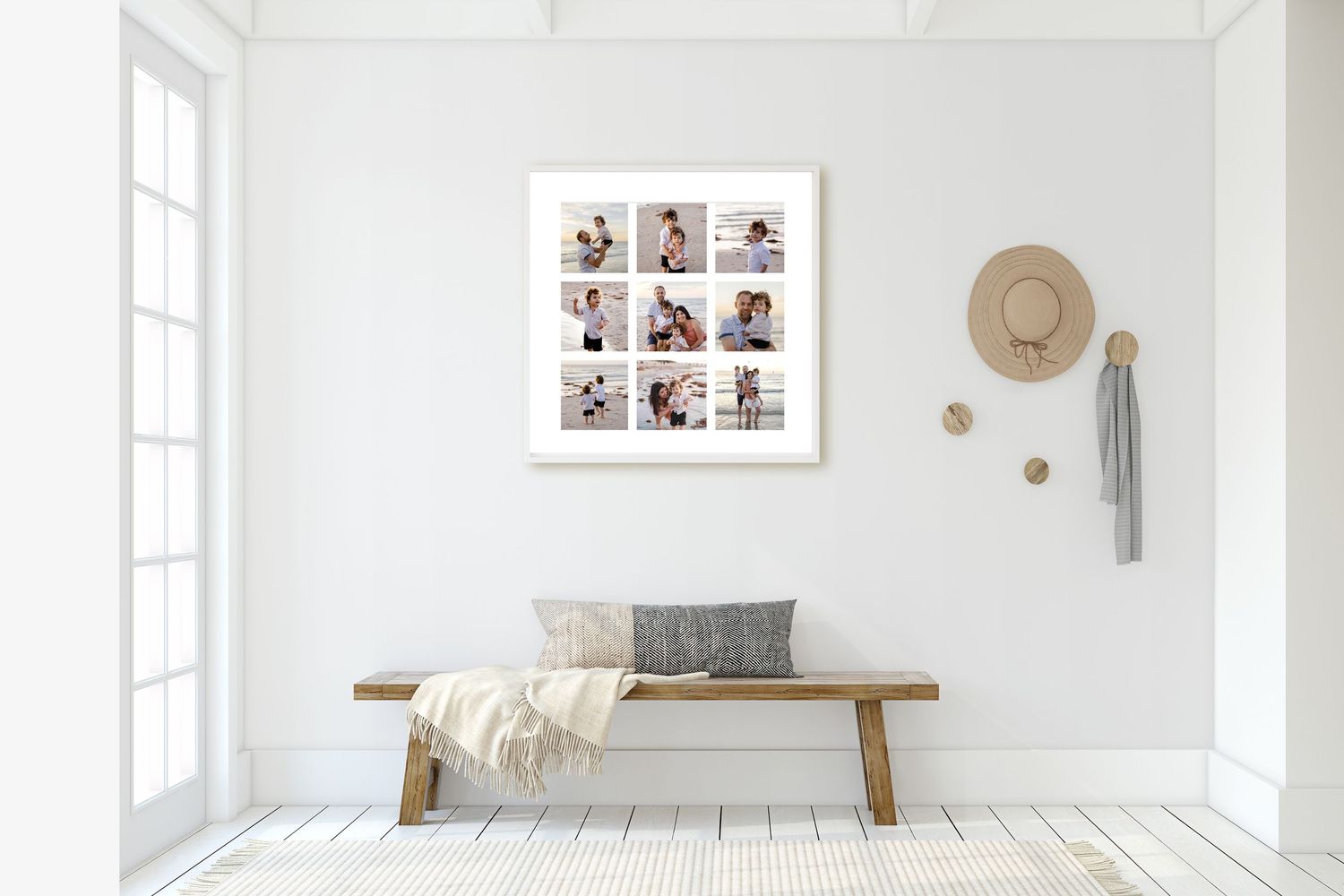 Newborn- family- 9 up- collage frame