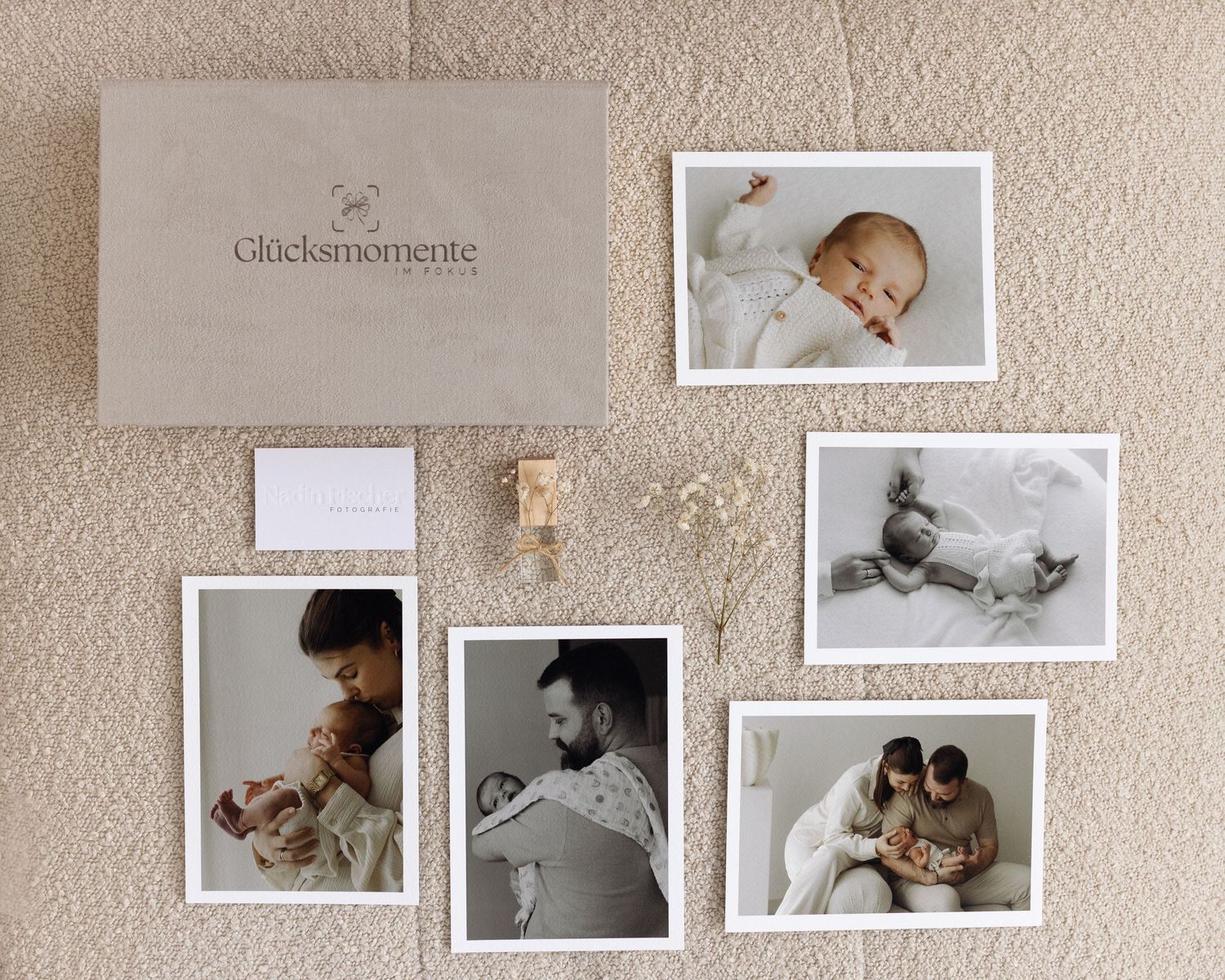Premium Paket - USB Stick mit allen gelungenen Fotos (mind. 50)
Holzbox mit Stoffdeckel
﻿10 FineArt Prints 13x18cm