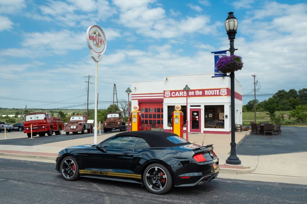 Cars On the Route. Route 66. Galena, KS. June 11, 2026. David J. Manning.