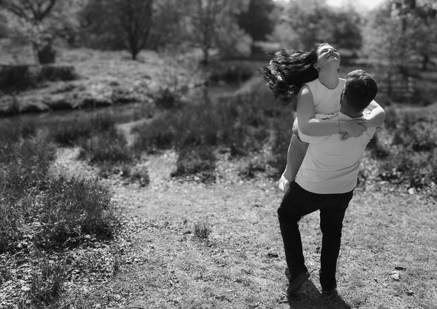 surprise proposal photography and engagement photography in Leicester and Leicestershire