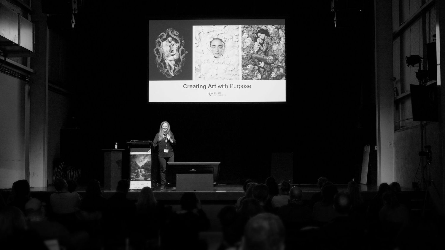 Leigh Schneider Pulic Speaker Creating Art with Purpose