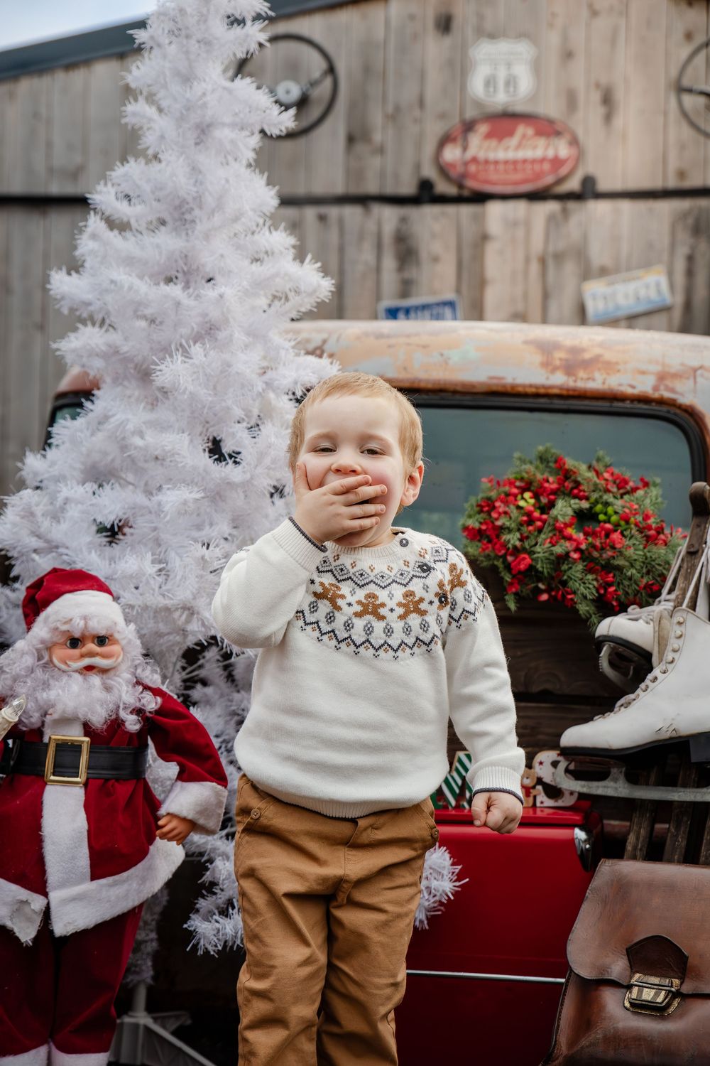 Découvrez les mini-séances photo de Noël de Charlotte Delsart, photographe près de Douai et Cambrai.