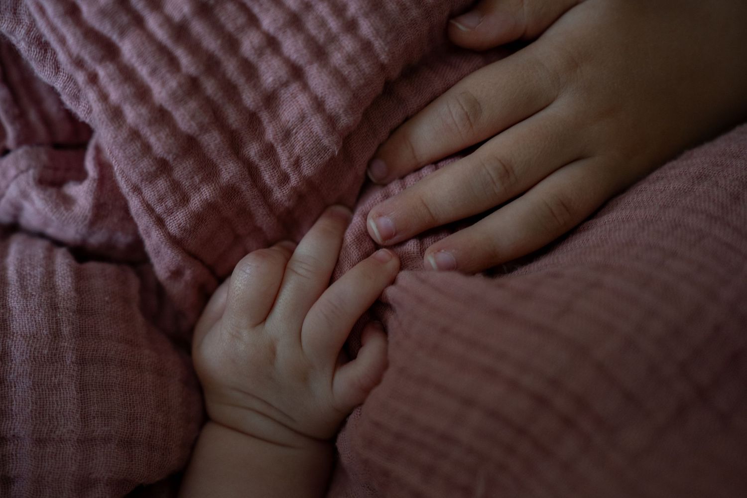 Kinderhände als Detailaufnahme bei einem Familienshooting