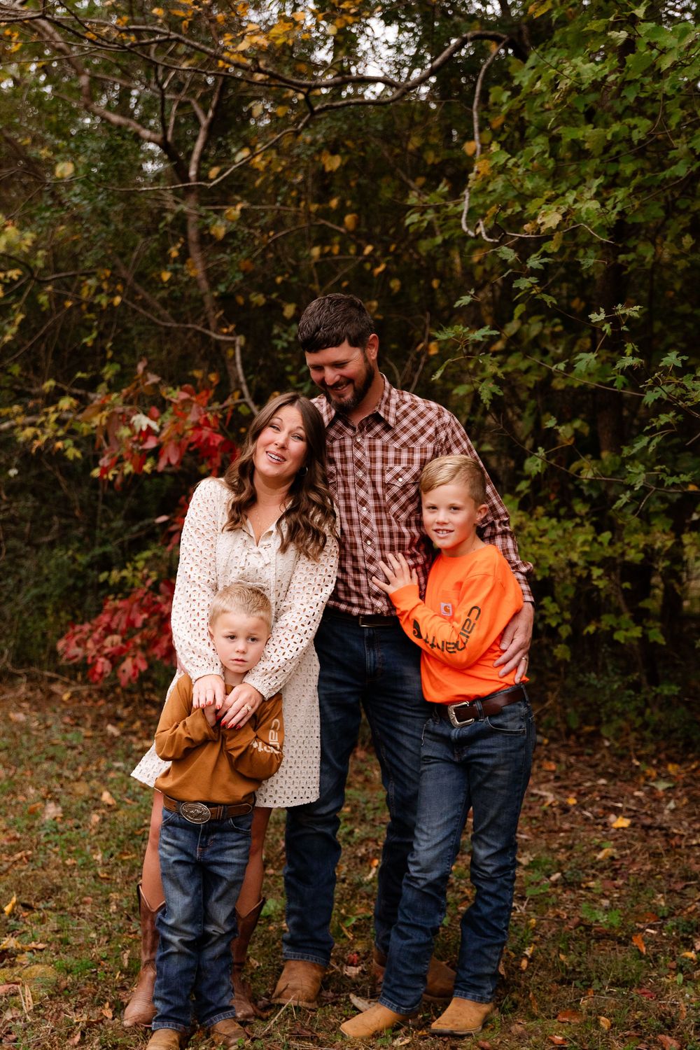 Fall family photos at Holly Sisk Photography Farm
