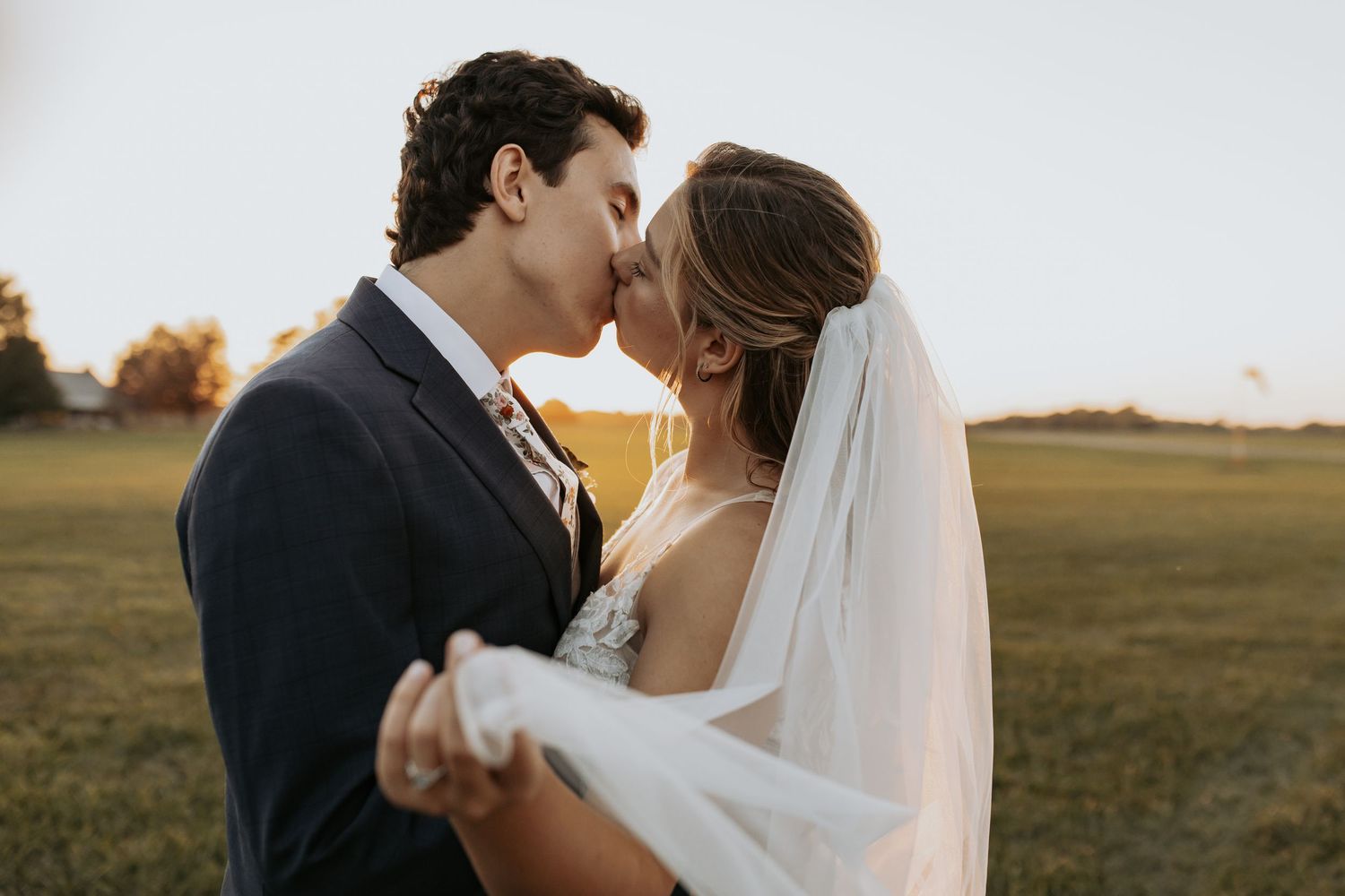 Golden Hour Wedding Portraits