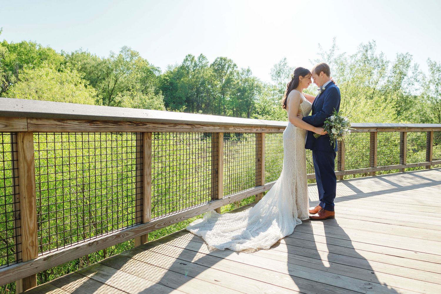 Newlyweds in Cleveland photographed by Tom Forrest Photography of Hudson, Ohio.